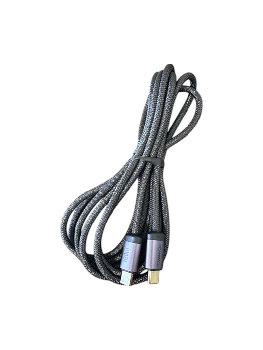 Tranyoo 100W Metal Braided Type-C - 2M Fast Charging Cable