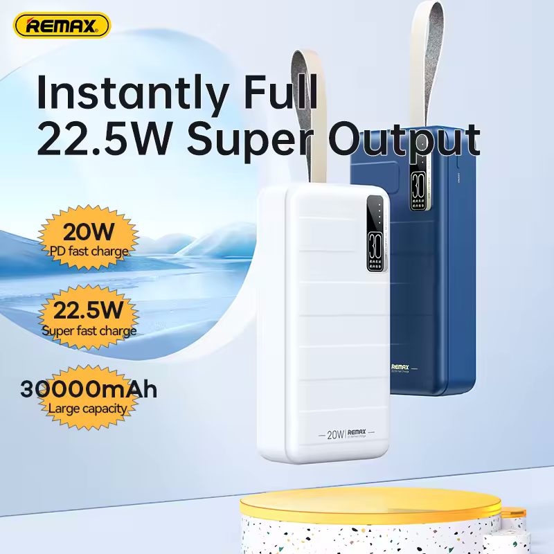 REMAX Noah Series 22.5W Fast Charging Portable Power Bank 30000mAh RPP-506