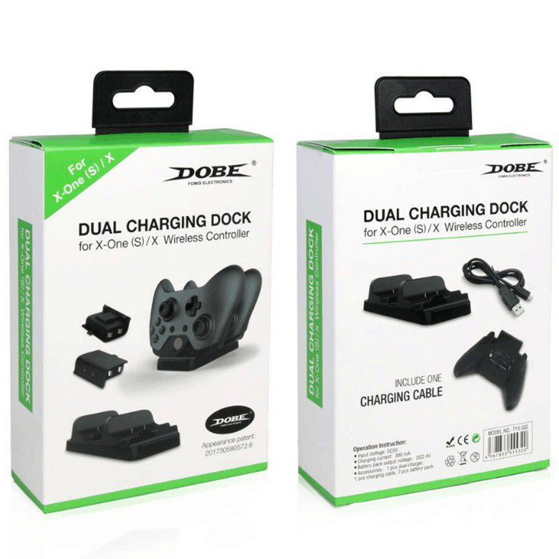 DOBE Dual Charging Dock and Battery Pack For X-ONE/S/X