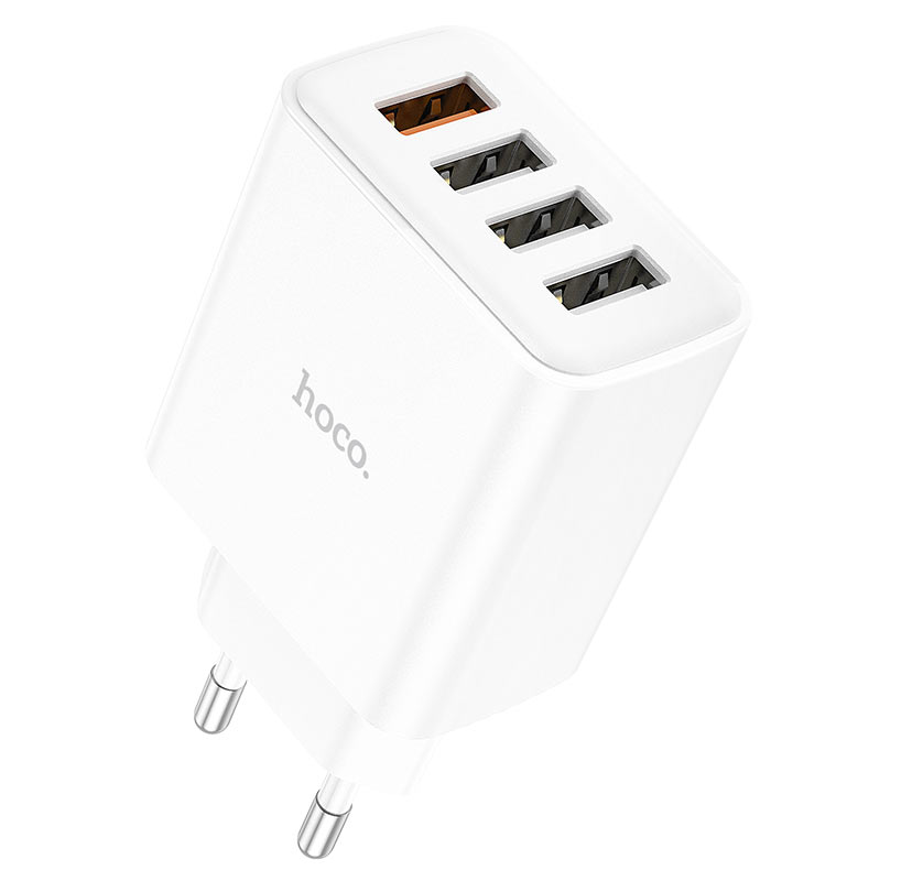 HOCO Wall Charger 4 USB Ports C102A