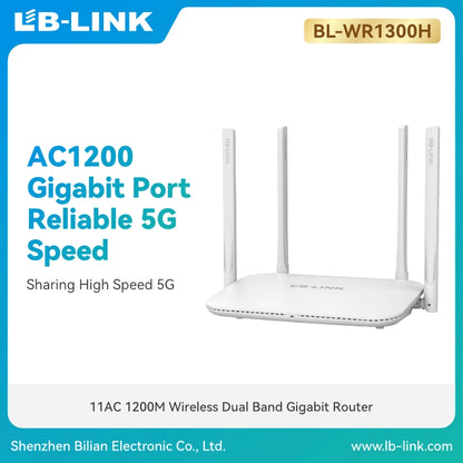 LB-LINK AC 1200 Dual Band 2.4G & 5G Gigabit Router