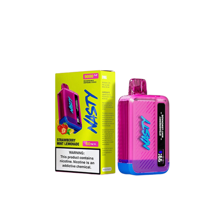 NASTY BAR 9000 Puff Disposable – Strawberry Mint Lemonade