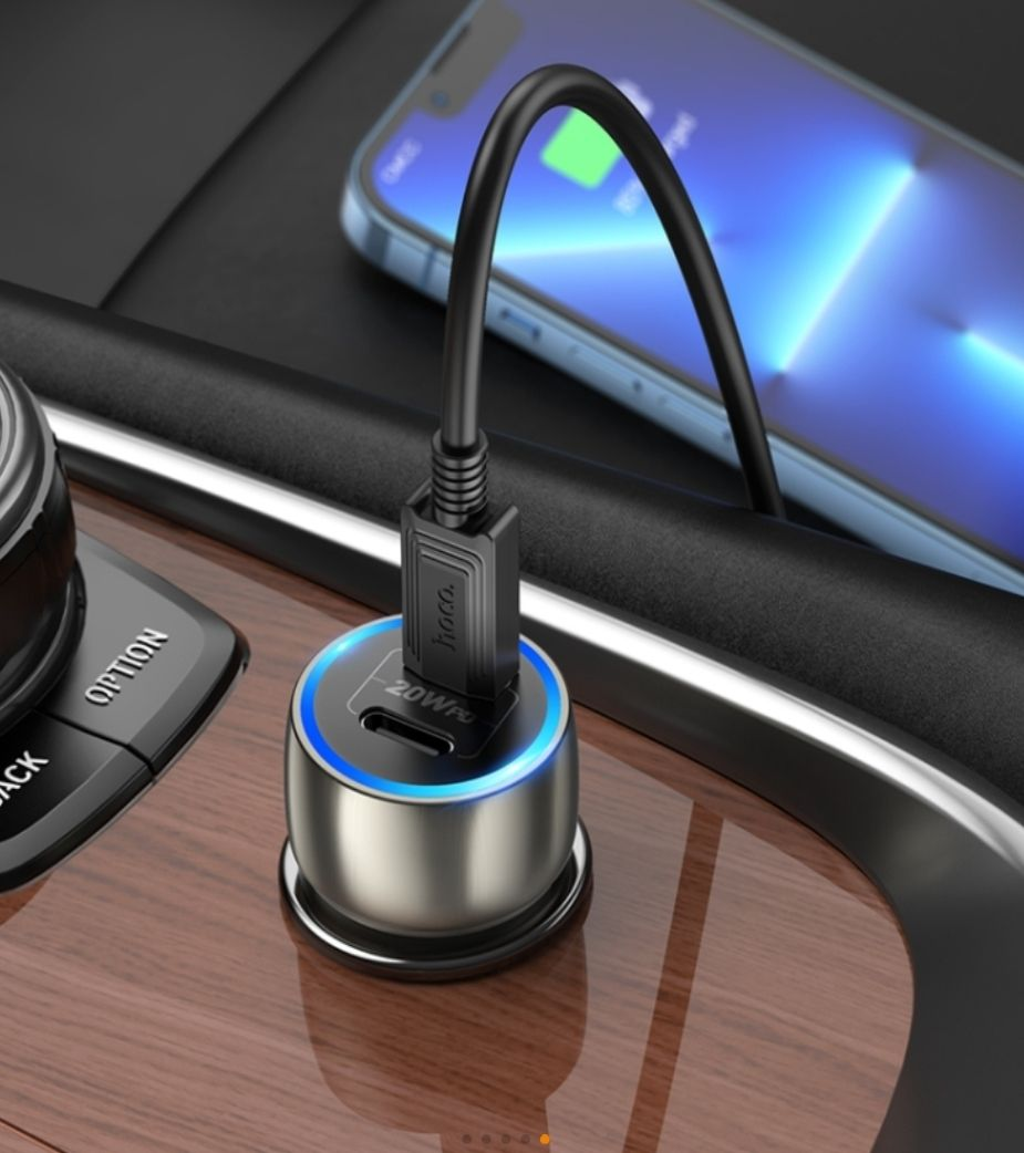 HOCO Fast Car Charger 40Watt Dual Type-C (Z48)