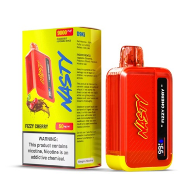 NASTY BAR 9000 Puff Disposable – Fizzy Cherry