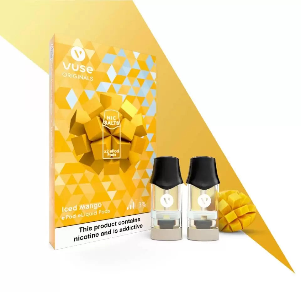 VUSE E-Pod - ICED MANGO - 3% Nic Salts cellular trendz VUSE E-Pod - ICED MANGO - 3% Nic Salts cellular trendz