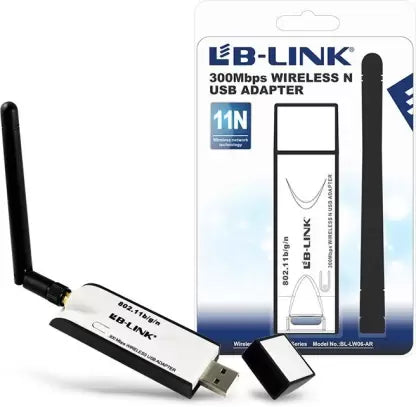 LB Link BL-LW06-AR 300Mbps Wireless N USB Network Adapter w/ Antenna