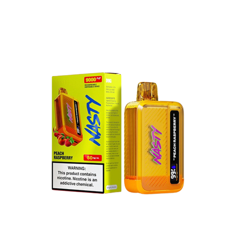 NASTY BAR 9000 Puff Disposable – Peach Rasberry
