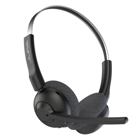 JLAB Go Work Pop On-Ear Wireless Headset + Rotating Boom Mic
