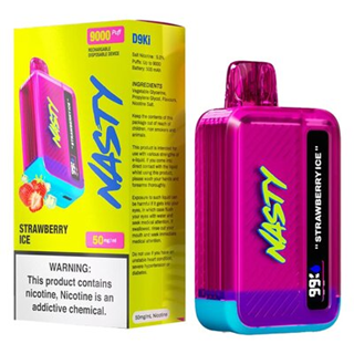 NASTY BAR 9000 Puff Disposable – Strawberry Ice