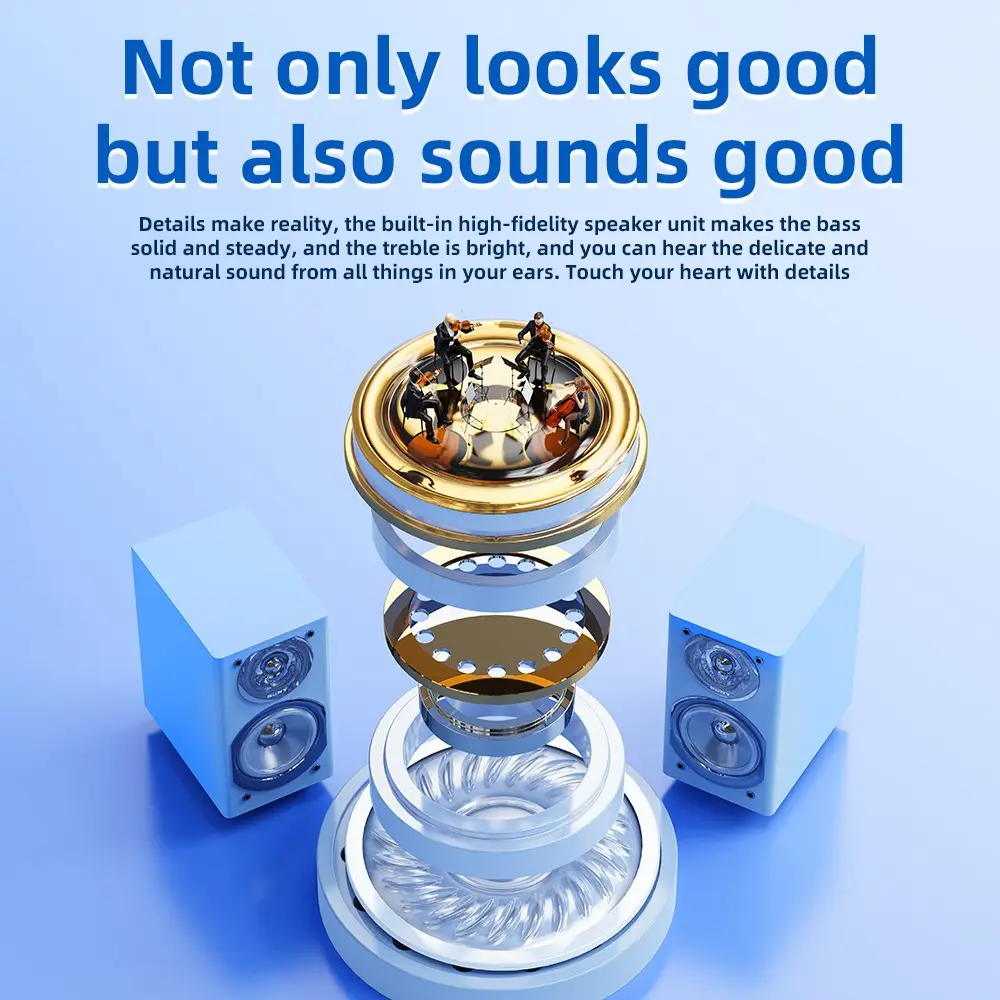 Tranyoo Wireless Bluetooth stereo Earphone 50h Standby TWS T-M25