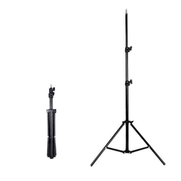 Ring Light Tripod Stand 2.1m - Black