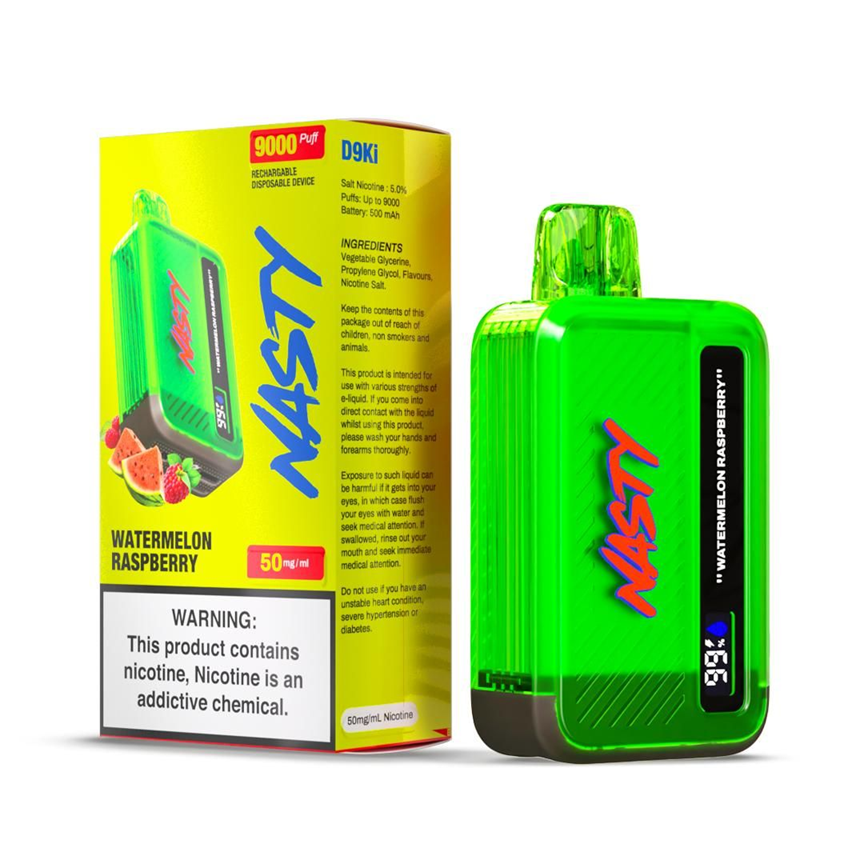 NASTY BAR 9000 Puff Disposable – Watermleon Rasberry