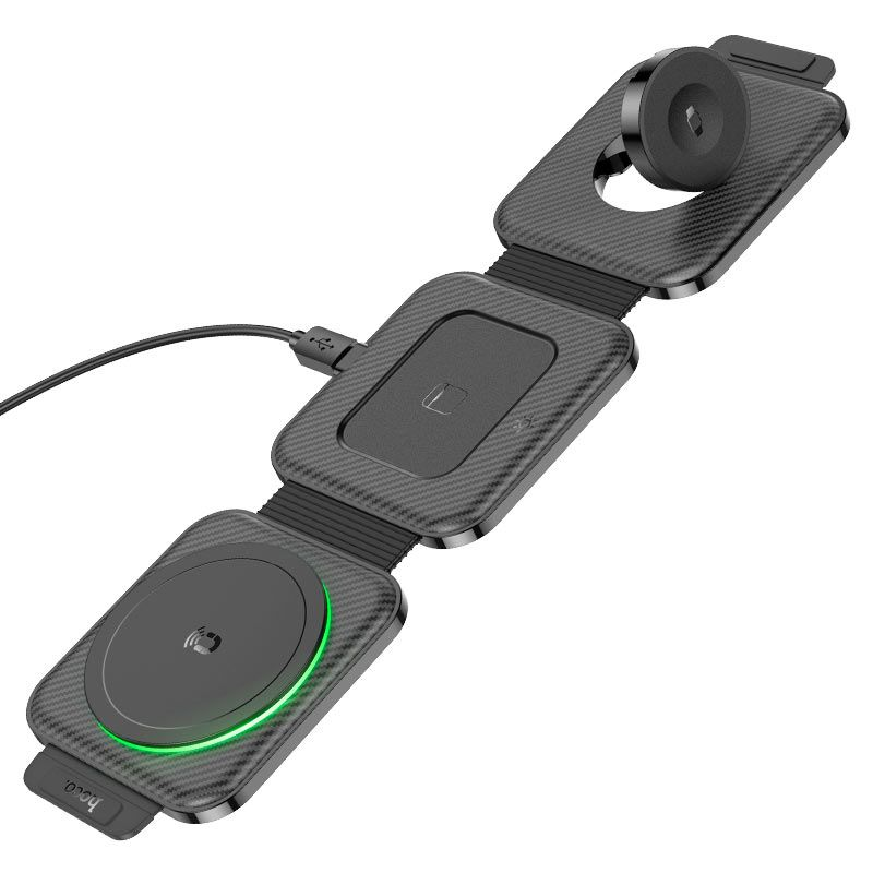 HOCO CQ4 Folding Magnetic 3-in-1 Wireless charger