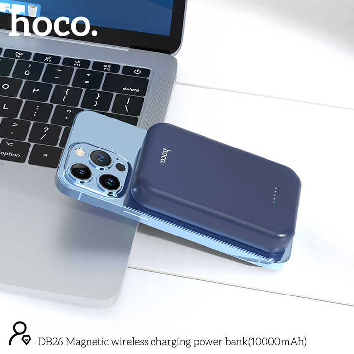 HOCO DB26 10000mAh Fast Charging Magnetic Wireless Charging Power Bank