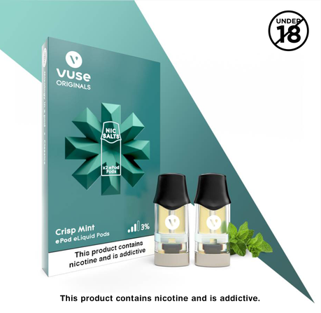VUSE E-Pod CRISP MINT - 3% Nic Salts