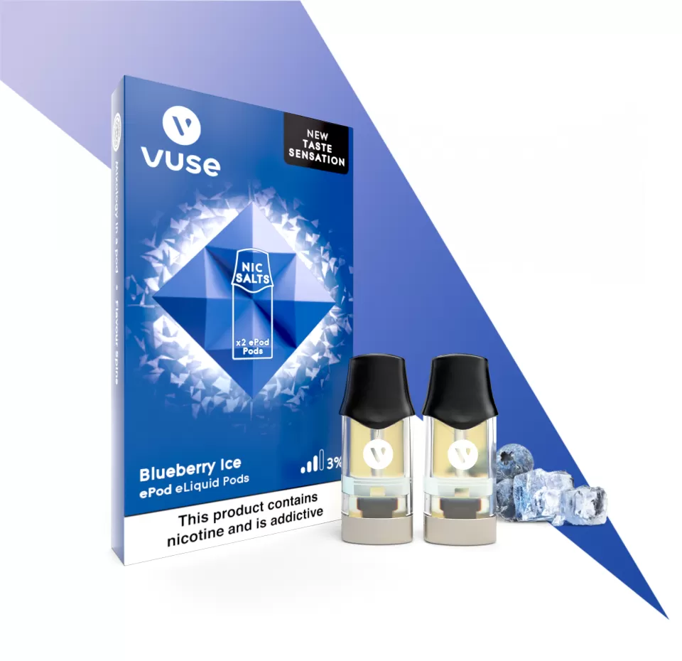 Vuse Ice Blueberry VUSE E-Pod- BLUEBERRY ICE Blueberry Ice Vuse Ice Blueberry VUSE E-Pod- BLUEBERRY ICE Blueberry Ice