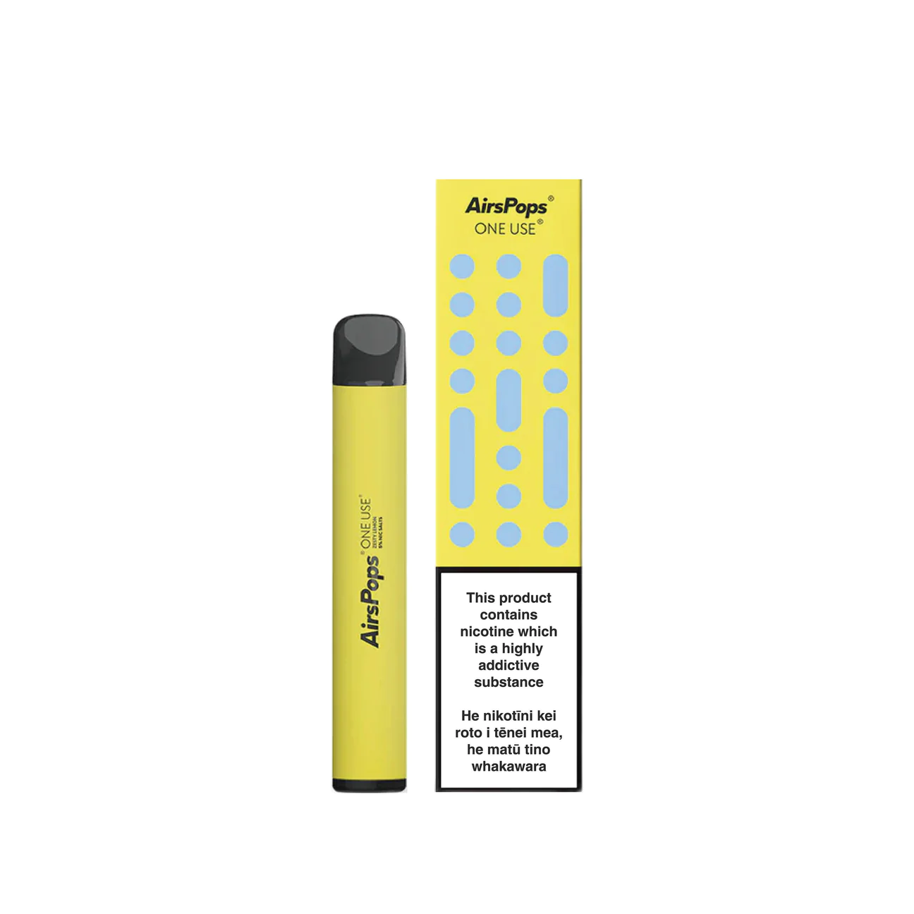 Airscream AirsPops -Disposable - Zesty Lemon - 3.6 % Nic Salts