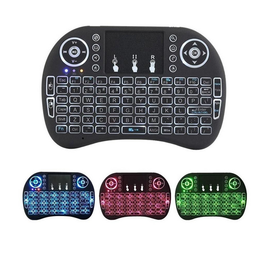 Mini 2.4GHZ Wi-Fi- Multimedia Keyboard With Touchpad & Backlit