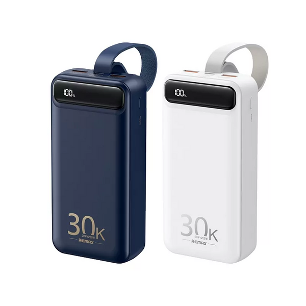 Remax 30000mAh Power Bank 22.5W Fast Charging - White – cellular trendz