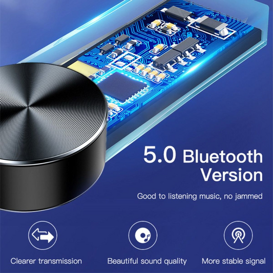 YESIDO YAU24 3.5mm AUX Car Bluetooth Audio Receiver Adapter for Music