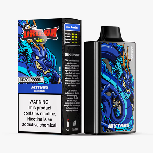 Nasty Drag-on 25k 25000 Puffs - Blue Razz Ice (Mythos)