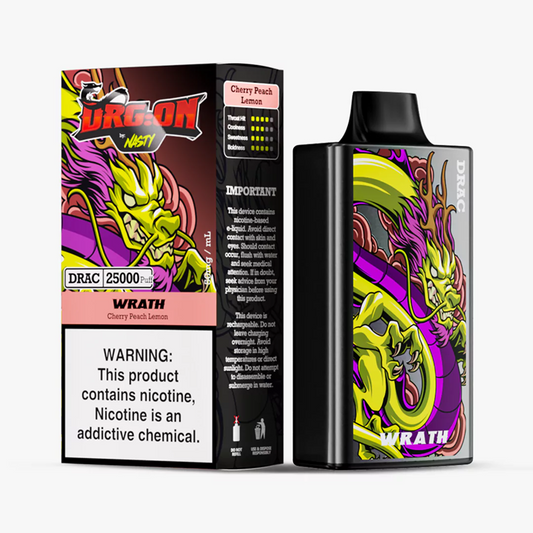 Nasty Drag-on 25k 25000 Puffs - Cherry Peach Lemon (Wrath)