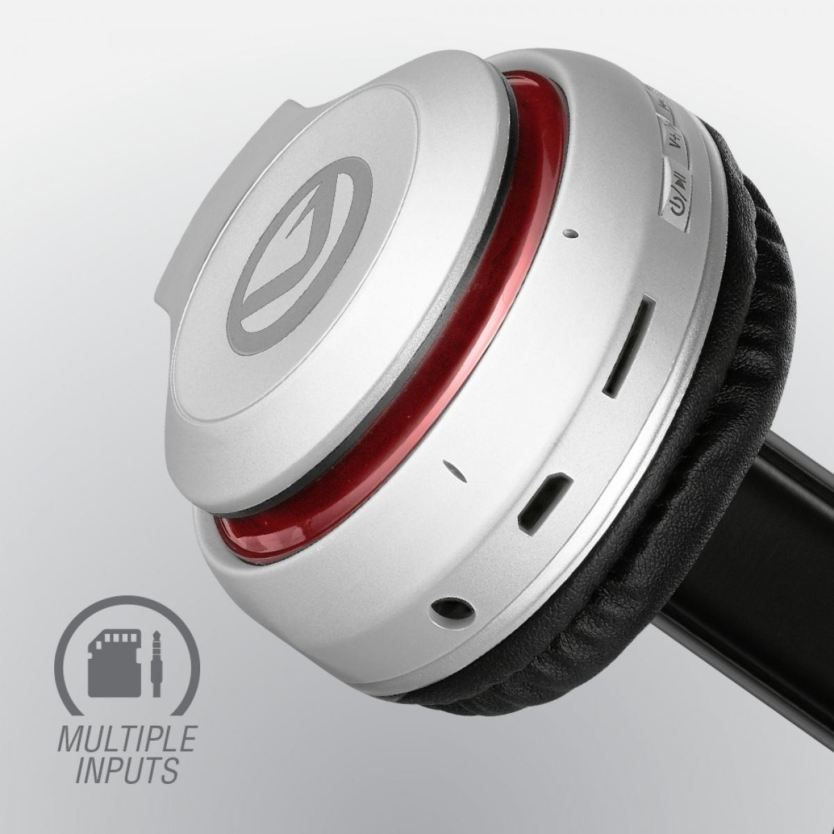 Volkano Wireless Bluetooth Headphones - Impulse Series - White