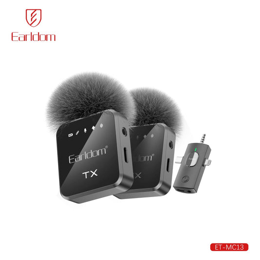 Earldom Collar Clip 3in1 Wireless Microphone