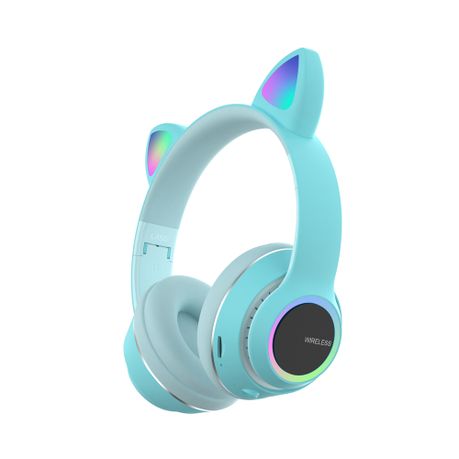 Cat Wireless Bluetooth Stereo Headphones L450 - Blue

LED with 7 Colour Light