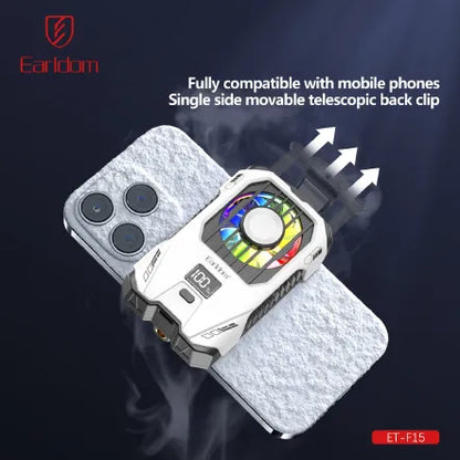 Earldom ET-F15 Phone Cooler - Mobile Gaming Cooling Fan