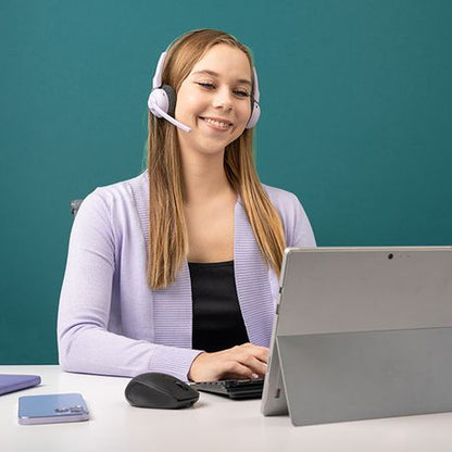 JLAB Go Work Pop On-Ear Wireless Headset + Rotating Boom Mic