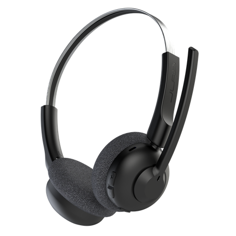 JLAB Go Work Pop On-Ear Wireless Headset + Rotating Boom Mic