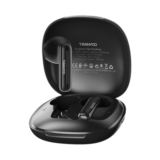 Tranyoo Wireless Bluetooth stereo Earphone 50h Standby TWS T-M25