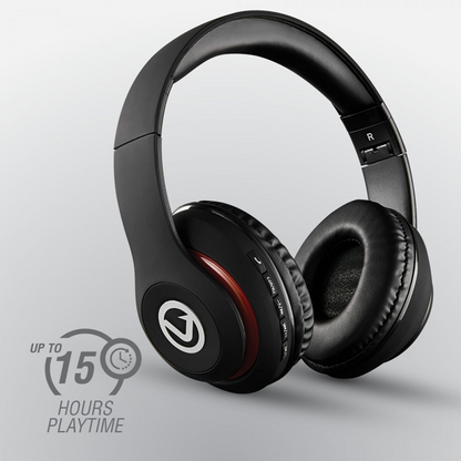 Volkano Wireless Bluetooth Headphones - Impulse Series - Black