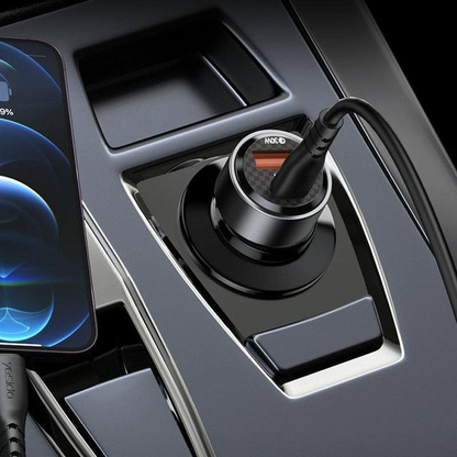 Yesido 60W Super Fast With Type-c And Usb Port Car Charger (Y55)