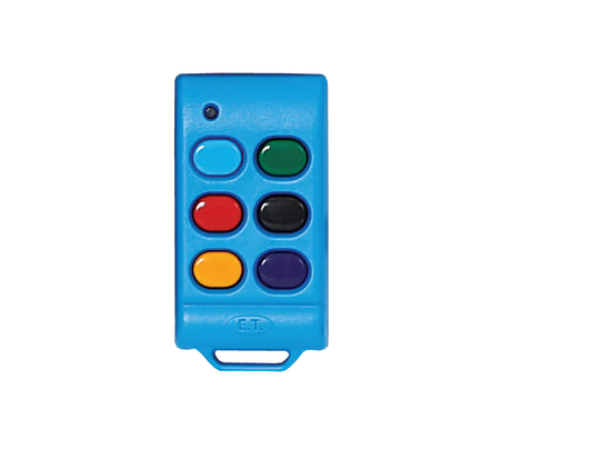 ET-BLU MIX 6 BUTTON REMOTE - BLUE