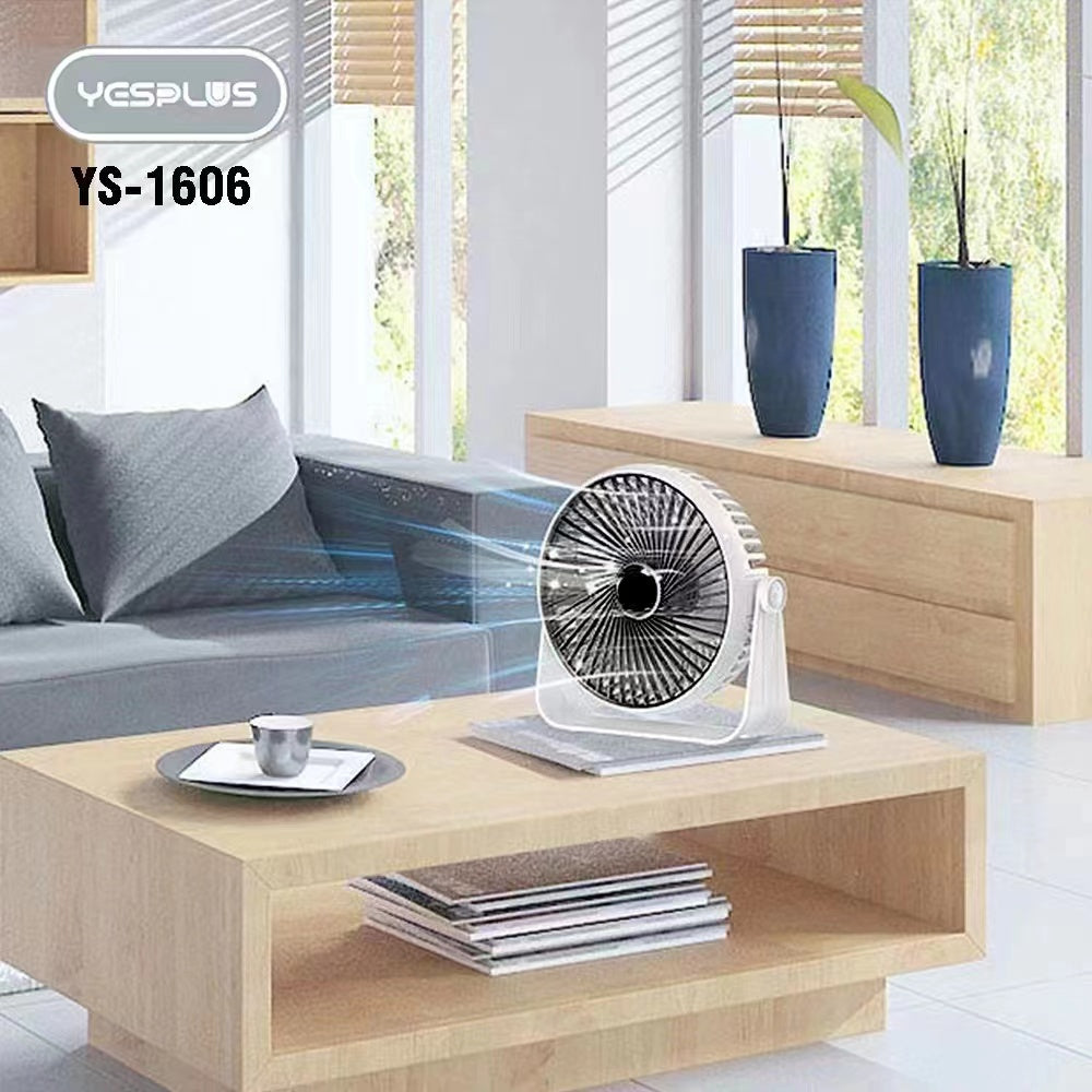 Mini Desk Fan YESPLUS YS-1606 (Rechargeable)