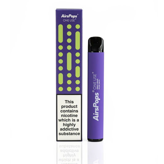 Airscream AirsPops - Disposable - Freezy Grape - 5% Nic Salts