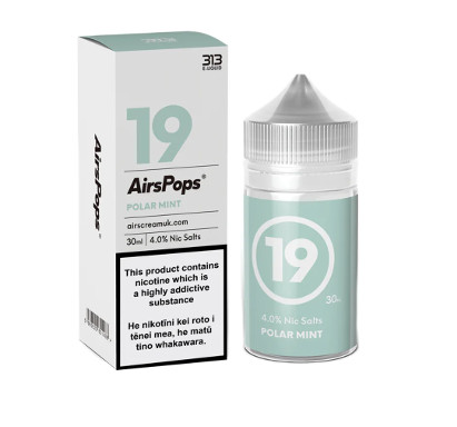 Airscream - E-Liquids - Polar Mint - 30ml - 4% Nic Salts