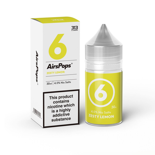 Airscream - E-Liquids - Zesty Lemon - 30ml - 4% Nic Salts