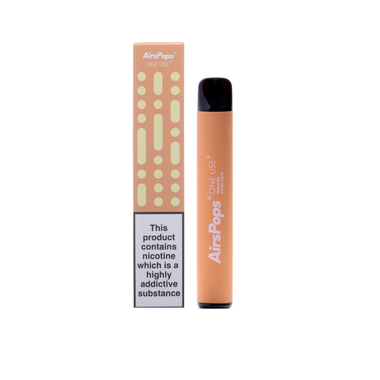 Airscream AirsPops - Disposable- Peach Ice - 5% Nic Salts