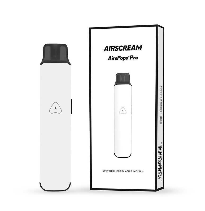 AIRSPOPS AIRSCREAM PRO DEVICE STARTER KIT - WHITE – cellular trendz